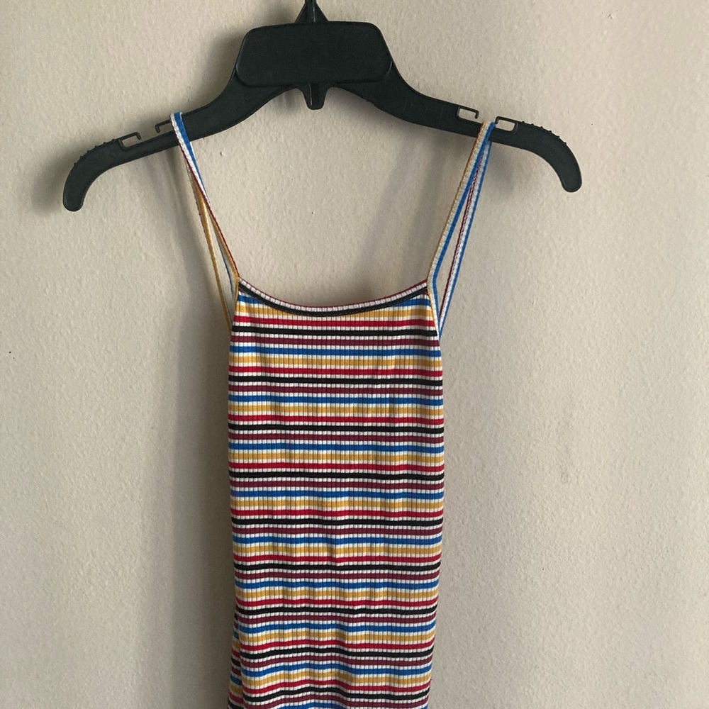 Striped Multicolor Crop Top